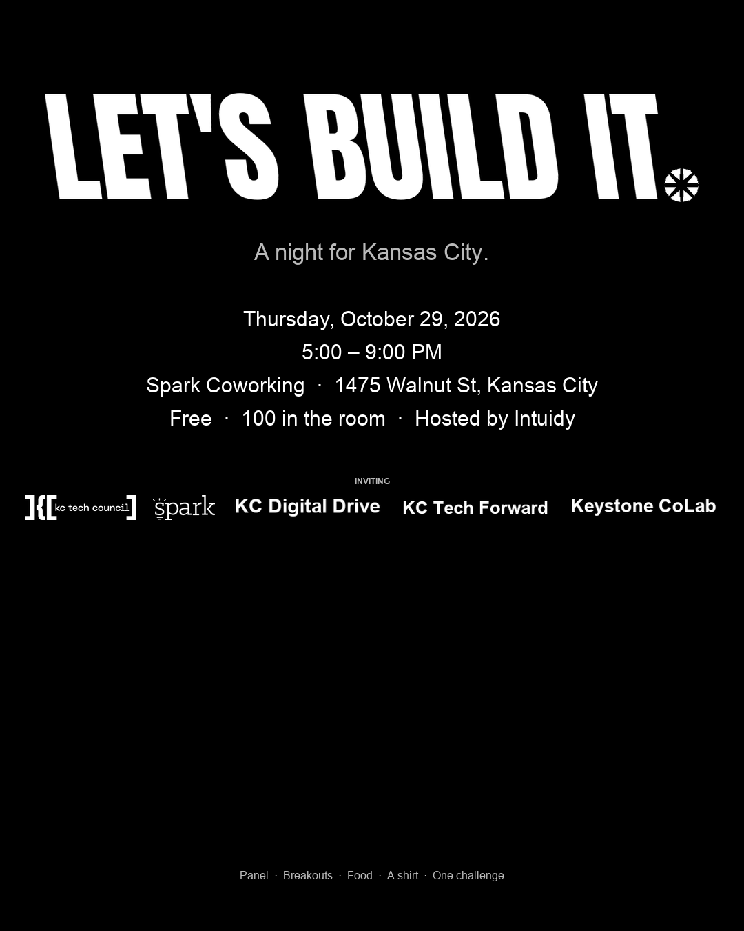 Let's Build It flyer